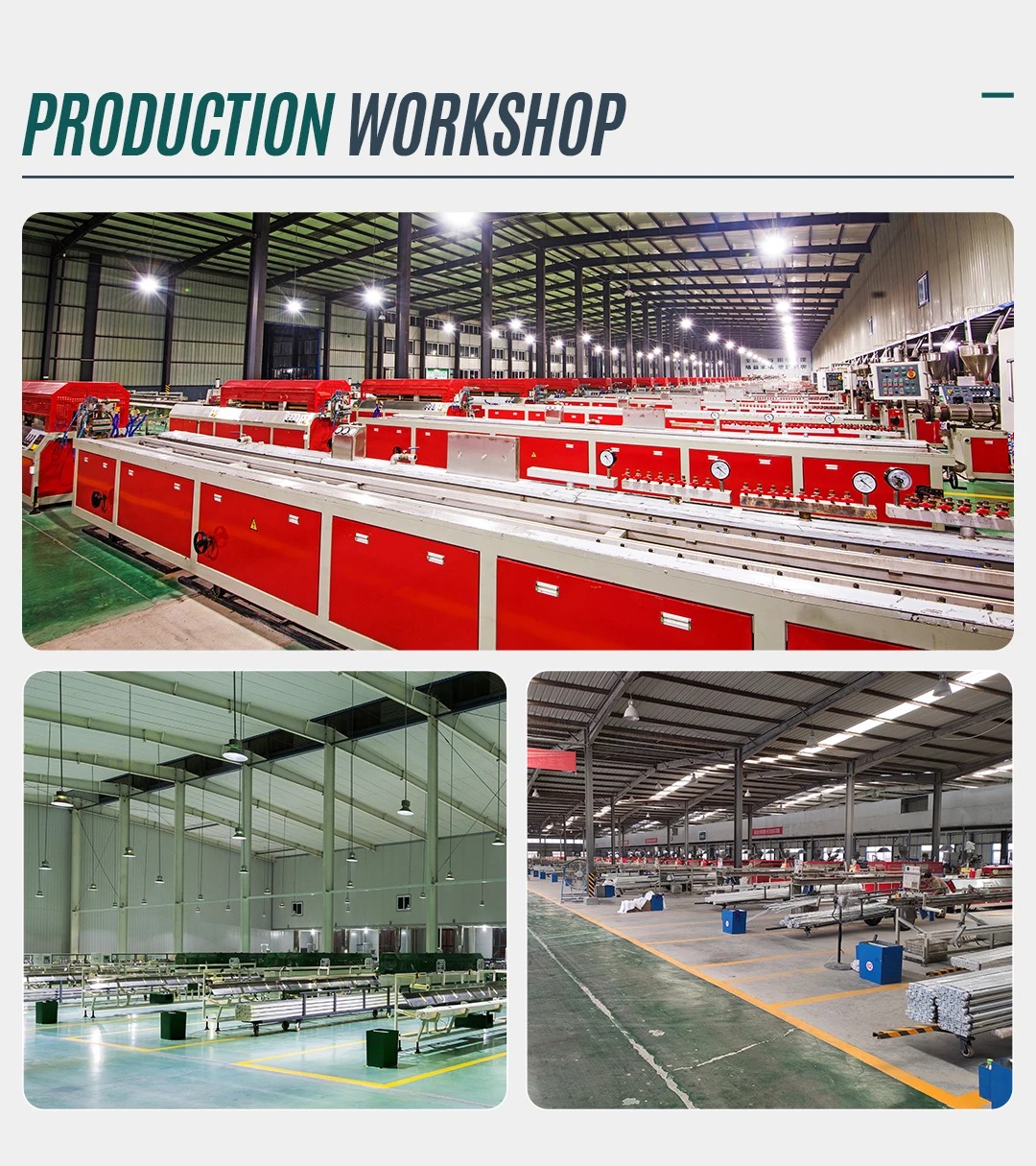 Automated extrusion line profiles cooling bed